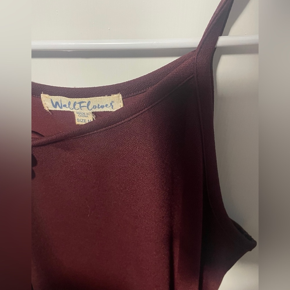 Wallflower Deep Red Dress